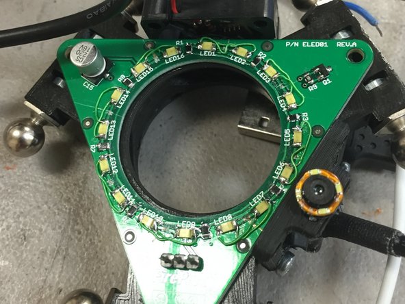 Greg Smart has proposed an experimental rework step that allows for the LEDs to be the correct brightness.  The modification involves cutting the traces between LED1 &amp; LED2, LED3 &amp; LED4, etc, and adding rework wires to connect them in parallel instead of in series.