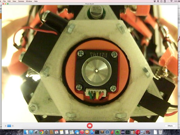 Plug the USB cable into the bottom of the up-looking camera module, if you haven't already.