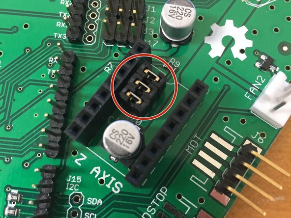 Make sure all jumpers are installed under each of the StepStick stepper driver modules.  There should be three jumpers (shunts) under each module.