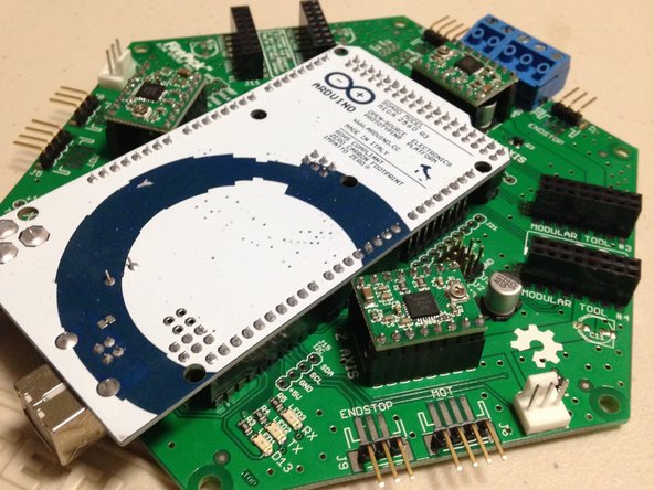 Insert Arduino onto EMC02