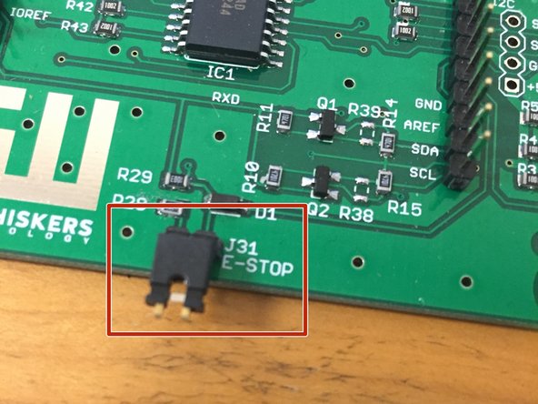 Ensure that there is a jumper / shunt on the E-Stop circuit connector (J31).  The system cannot be commissioned with this jumper left un-plugged.