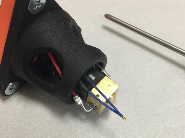 NOTE: We saved this step until now so that there was less of a chance damaging the delicate thermistor.