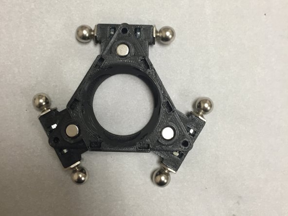 Do this step five more times, so that all six ball-studs look like the picture.