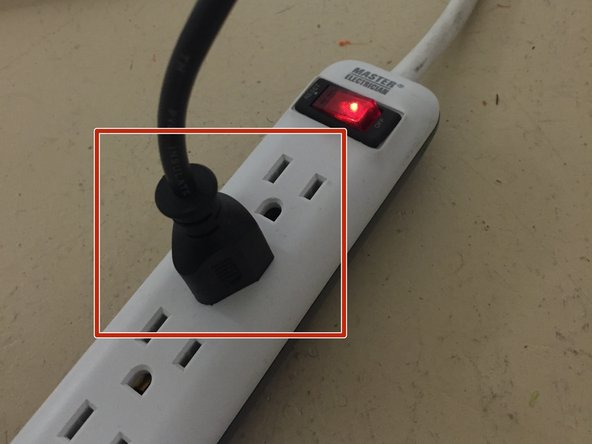 Plug in the power cord.  Do eet!