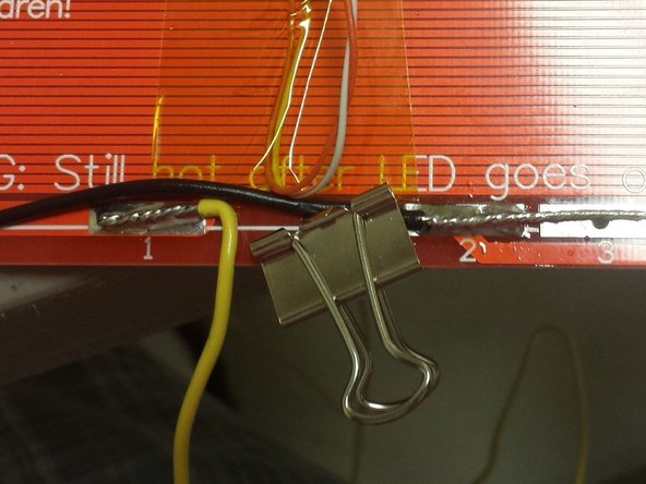 Solder the Yellow 30&quot; (~760mm) 18 AWG wire to pin 1.