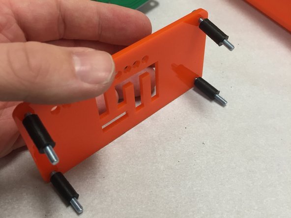 Add 14mm standoffs as shown.