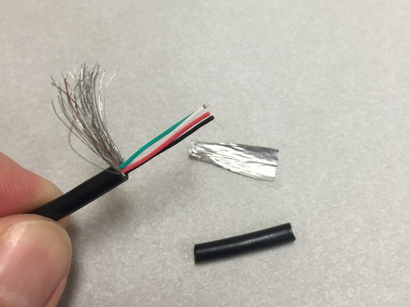 When complete, you should have four wires: