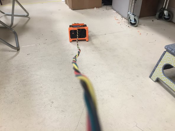 Tightly twist the wires, all the way to the end.