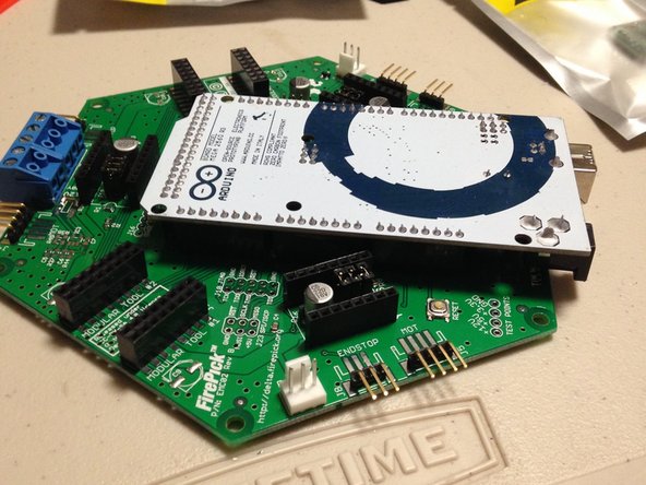 Insert Arduino onto EMC02