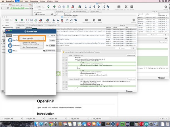 We will cover doing this from the commandline in the next step.  You can use either of these, or your favorite Git client.
