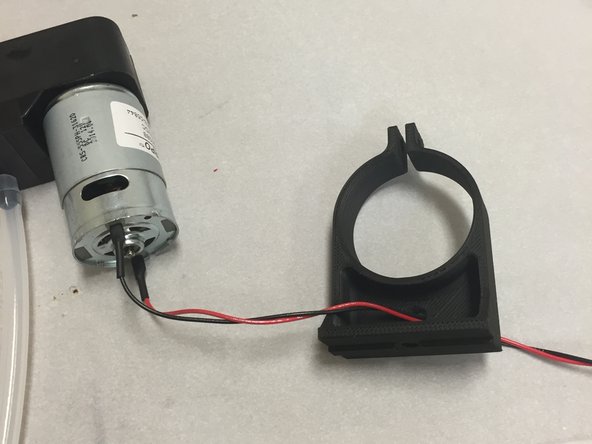 Aim for about 230mm (~9&quot;) of wire out the top.