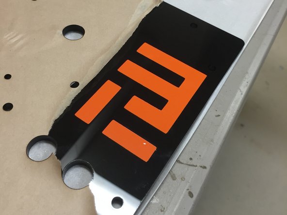 Remove tape backing.