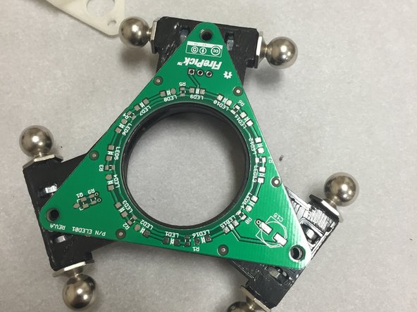 NOTE: We intended the ELED01 PCB to be an SMT practice kit.  If you're building your machine for the first time, it is recommended to just assemble the camera with the blank PCB.  You can always remove it later and use the SMT capability of the FirePick Delta to assemble the PCB, after you've commisioned the machine.