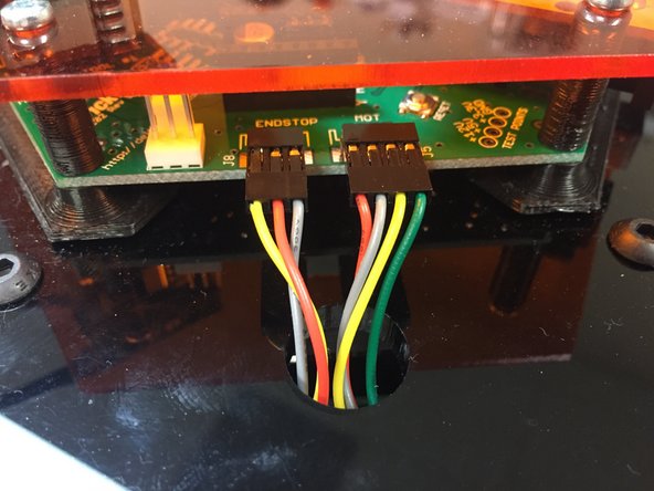 Plug cables into EMC02.  Ensure that the wire color orders match the pictures exactly.