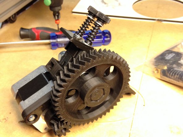 Set extruder mechanism aside for later attachment