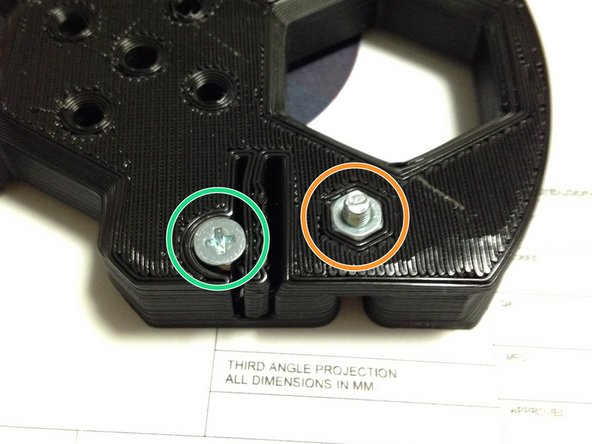 Secure screw with M3 nut