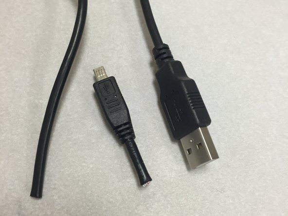 MAKE SURE YOU'RE NOT CHOPPING OFF THE TYPE-A END THAT PLUGS INTO YOUR COMPUTER.  YOU'VE BEEN WARNED!  CHECK TWICE, CUT ONCE!