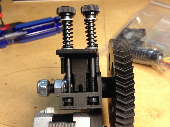 Set extruder mechanism aside for later attachment