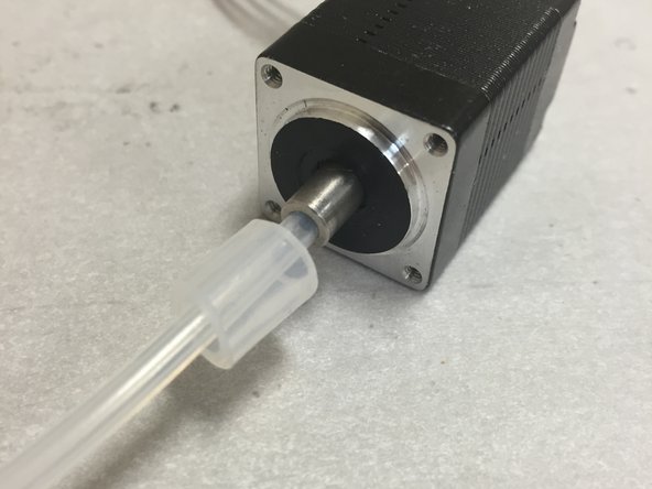 Slide it down onto the hollow shaft