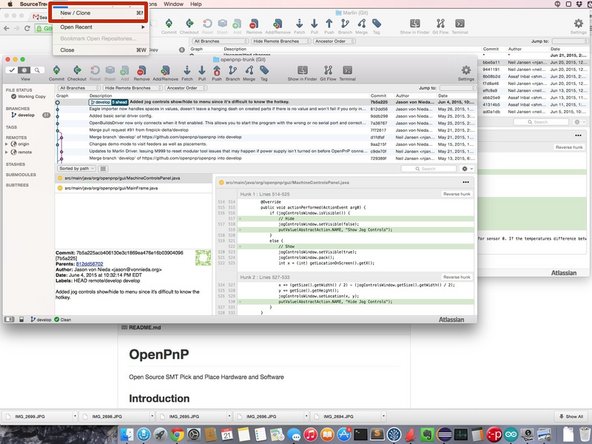 I'll use Atlassian SourceTree for this demonstration.