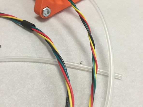 Wires should have been twisted when the modular tool / NEMA 8 motor assembly was being built. Ensure the wires are still tightly twisted.