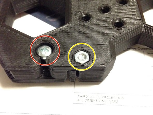 Insert M3 x 12mm L pan-head screw into pulley