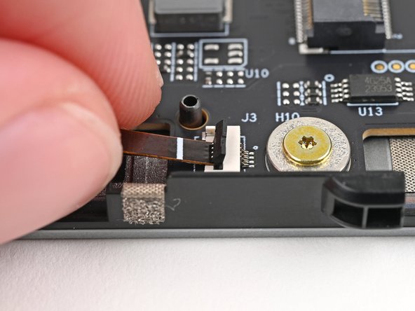 Repeat the previous step for the left fan.