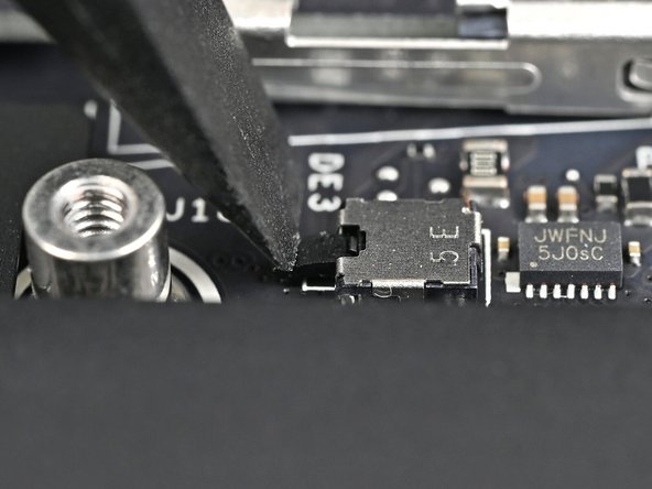 Press and hold the switch down for two seconds.