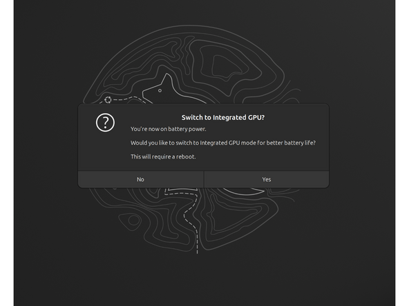 With your laptop plugged into power, this is a good place to be for gaming and standard workloads. If the NVIDIA GPU is needed, it will be called upon by applications like Steam and various other applications that will benefit form the GPU boost.