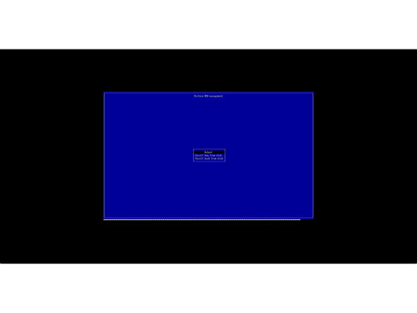 At the next screen, you will see Yes and No, choose Yes, then enter. After clicking enter on Yes, a password box appears. The password is universalblue all lower case, one word. Key presses will not show up in the box, so type carefully, then press enter.