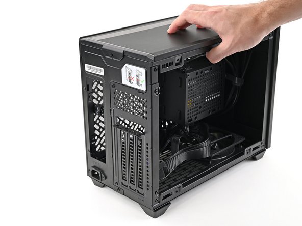 Lay the case on its side.