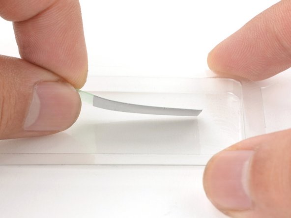 The next two steps show how to install a thermal pad. If you're using thermal paste instead, skip down two steps.