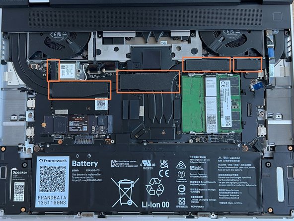 There are 5 total sponges. Arrange your sponges like this from Left to Right. This is the same order we will be applying them.