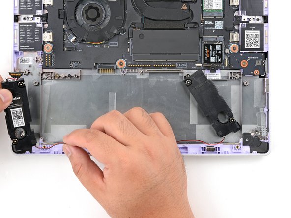 If you're reusing the speakers, try to keep the silver tape intact.