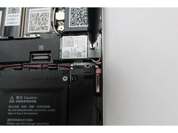 Important: The WiFi Antenna cables should not touch the Speaker located below the module as indicated in image one.