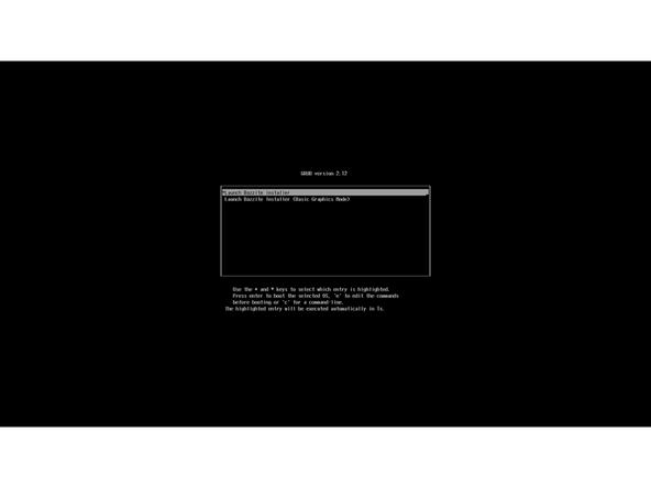 Insert the USB drive into your powered off Framework Laptop 13 Pro, and then power on.