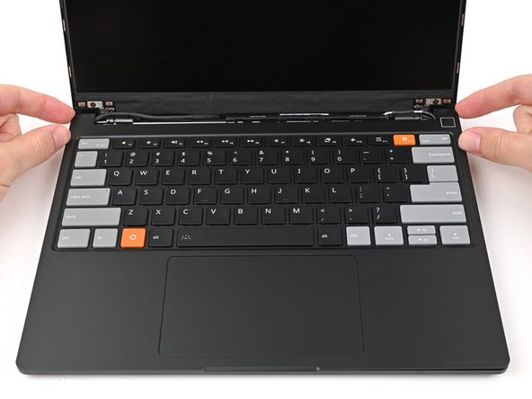 The bottom right corner of the Input Cover won't sit flush with the Laptop until you tighten its screws.