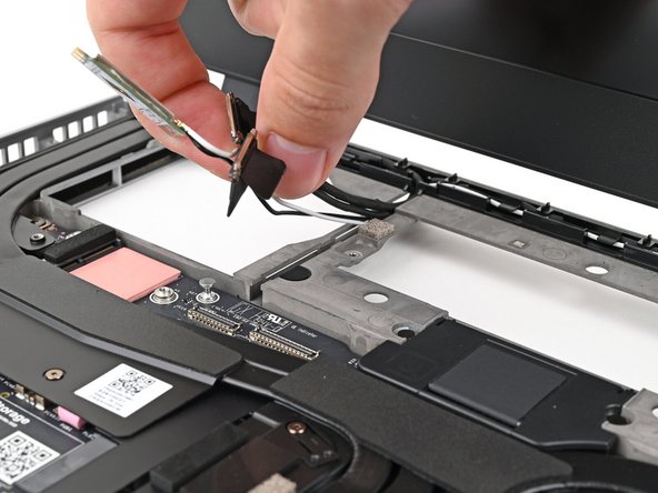 Optionally, you can tuck the cables underneath the frame.