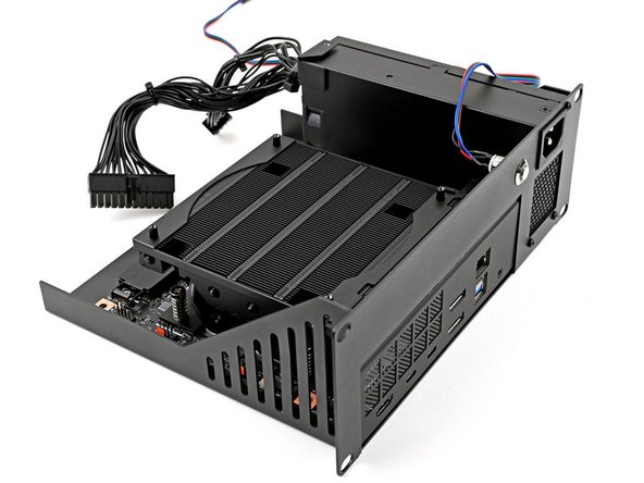 You'll feel the Mainboard rest onto the screw posts when it's aligned properly.