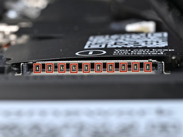 Before continuing, check the pins on the Battery socket and make sure they aren't bent.