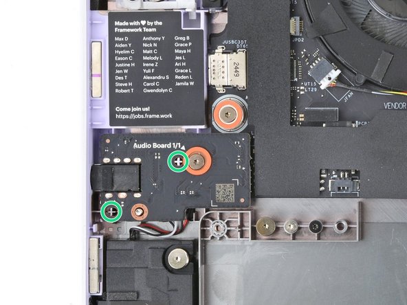 Use the two plastic alignment pins on the laptop to help with final alignment.