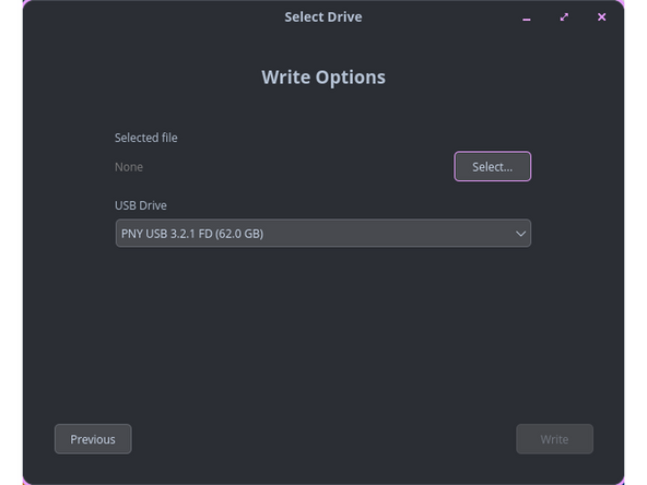 Fedora: Media Writer is already installed on Workstation, so just launch it from the app menu.