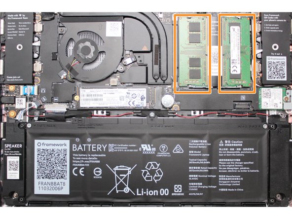 If there is black shielding over the RAM slots, do NOT remove it. These are necessary to reduce interference with Wi-Fi.