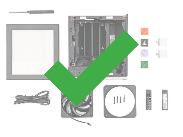 Congratulations on completing disassembly! The remaining steps will show how to reassemble your Framework Desktop.