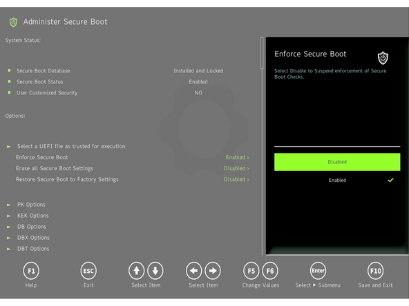 Boot into BIOS by tapping F2 just before the Framework splash screen.