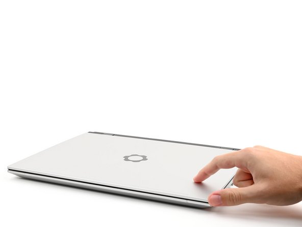 Open the laptop.