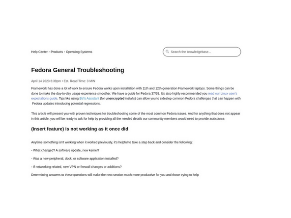 Expecting different touchpad behavior? The touchpad help guide is here.
