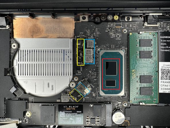 This includes moving over Thermal Pads; B, C, D1, and E1.