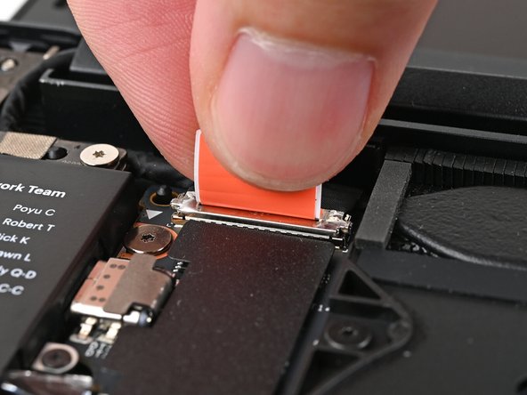 Repeat the previous step for the Display eDP Cable.