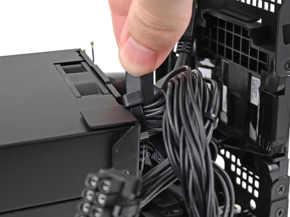 The gap is very small and might require some force to thread the cable through.